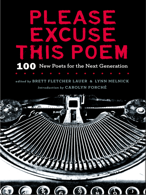 Title details for Please Excuse This Poem by Brett F Lauer - Wait list
